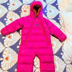 Patagonia Baby Hi-Loft Down Sweater Bunting size 18-24M